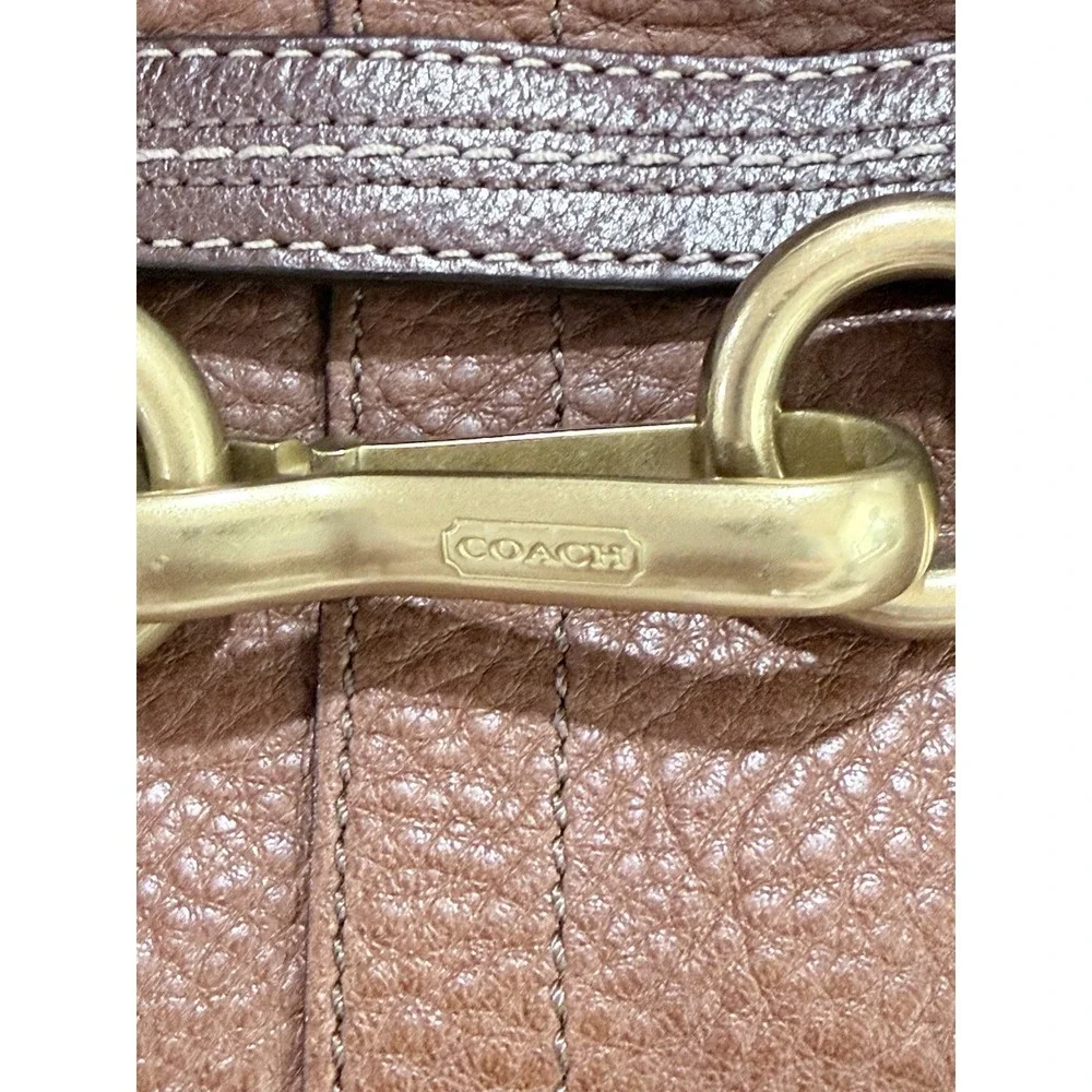 COACH Vintage Hampton‎ Horsebit Burnished Leather Ergo Bag